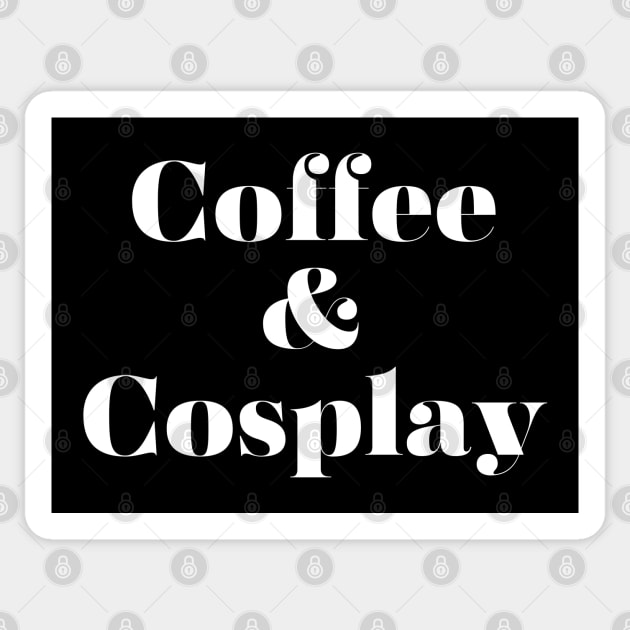 Coffee And Cosplay Sticker by HobbyAndArt